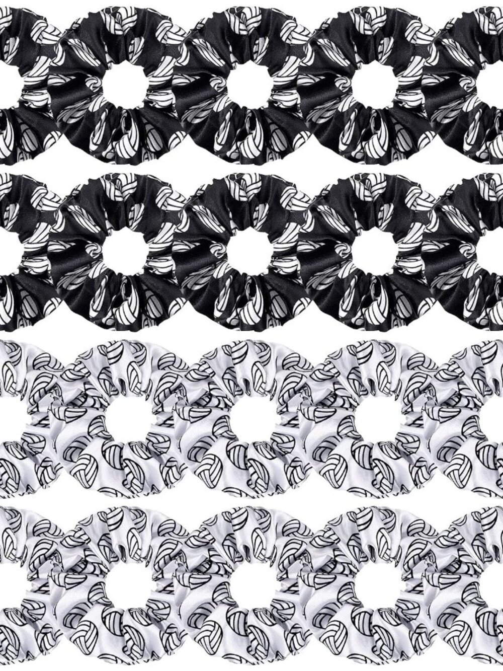 20 Pcs Volleyball Sport Hair Scrunchies Gifts Volleyball Scrunchy